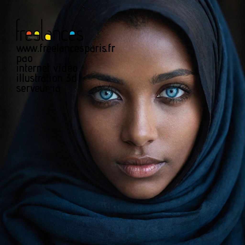 Pao mise en page internet vidéo illustration 3d serveur IA générative AI freelance paris studio de création magazines 73a5d3p0